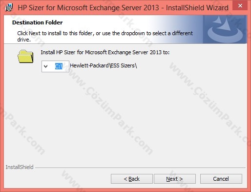 Exchange Server 2013 HP Sizer Tool - ÇözümPark