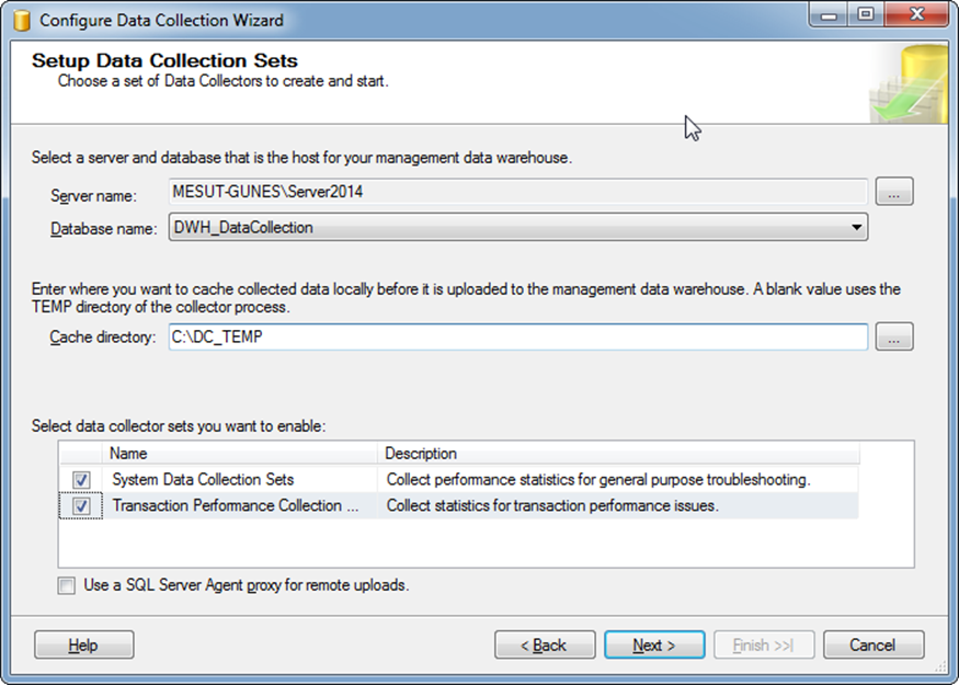 SQL Server – Data Collection - ÇözümPark