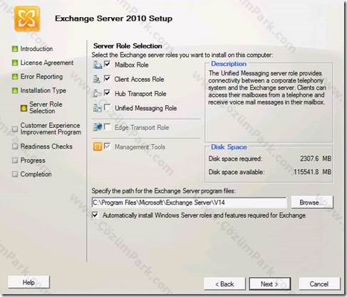 Installing Exchange Server 2010 Service Pack 3 on Windows Server 2012 ...