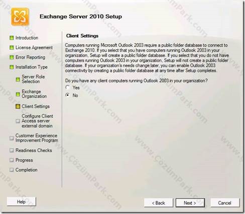 Installing Exchange Server 2010 Service Pack 3 on Windows Server 2012 ...