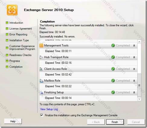 Installing Exchange Server 2010 Service Pack 3 on Windows Server 2012 ...