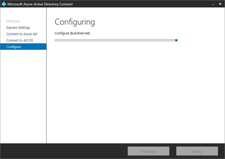 2015 Azure AD Connect kurulum laboratuvarı – ekran 19