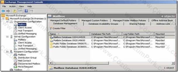Exchange Server 2010 Database Availability Group Yapılandırması - ÇözümPark