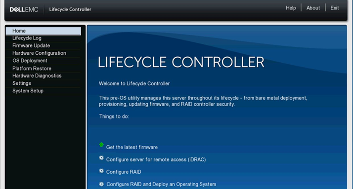 DELL PowerEdge LifeCycle İşletim Sistemi Kurulumu
