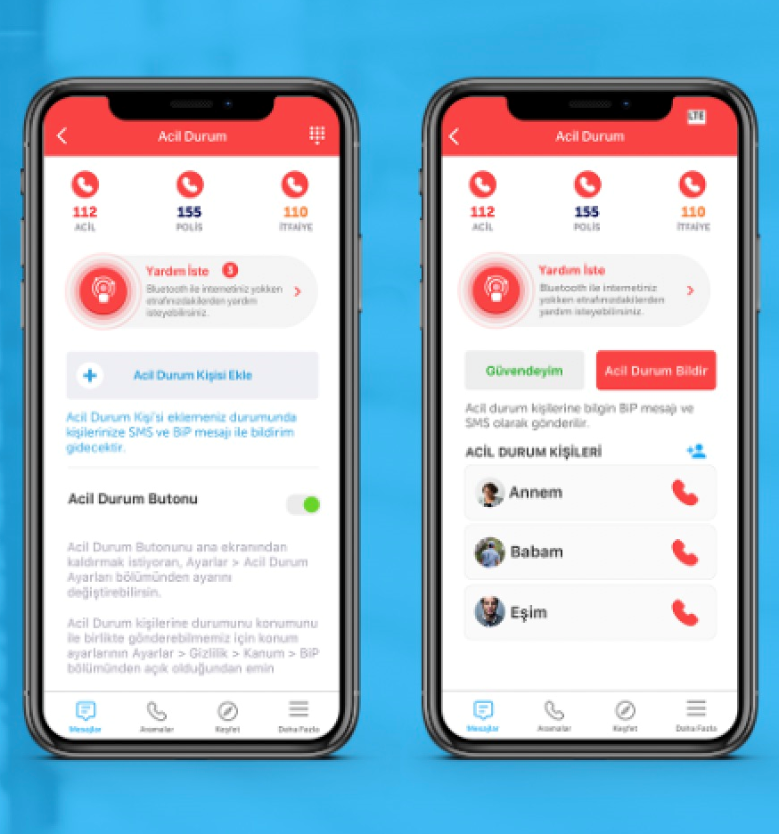 BiP-Acil-Yard%C4%B1m-Bluetooth-1 Turkcell Bip Acil Yardım Butonu Eklendi