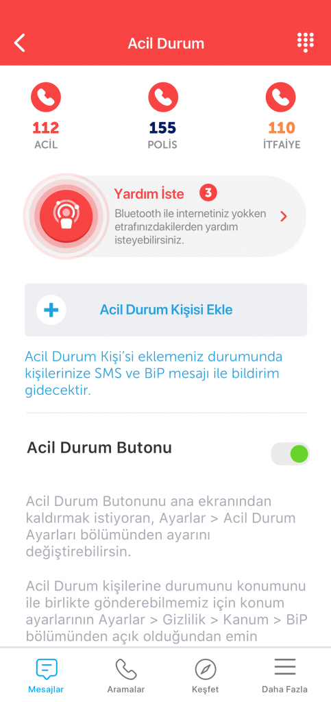 BiP-Acil-Yard%C4%B1m-Bluetooth-3-483x1024 Turkcell Bip Acil Yardım Butonu Eklendi