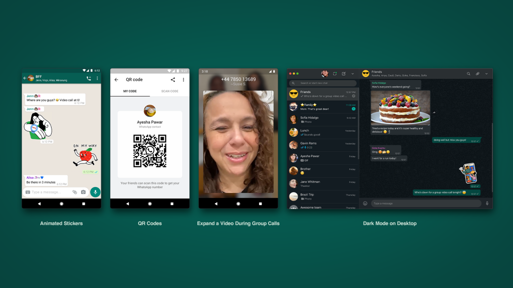 QR desteği ve yapıştırma özelliği whatsapp güncellemeyle geldi