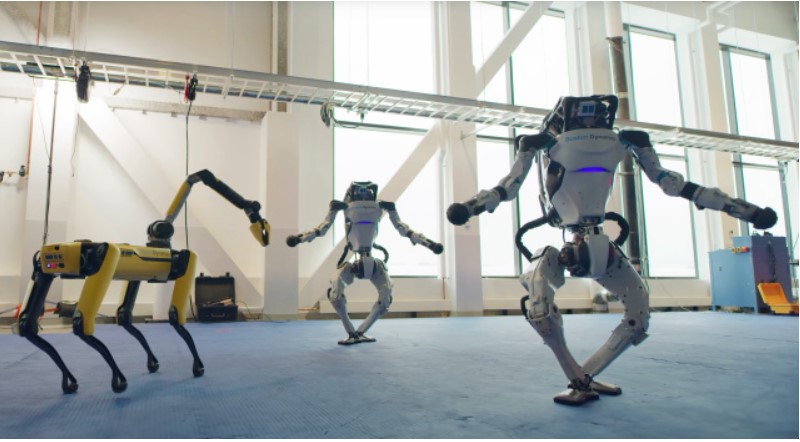 Boston Dynamics dancer robots
