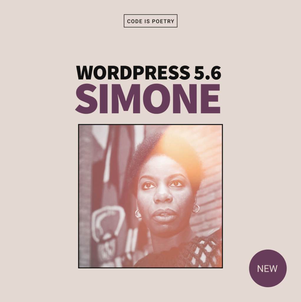 WordPress 5.6 Simeone Update