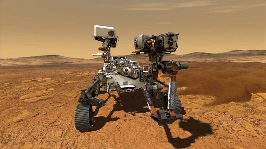 nasa perseverance mars aracı