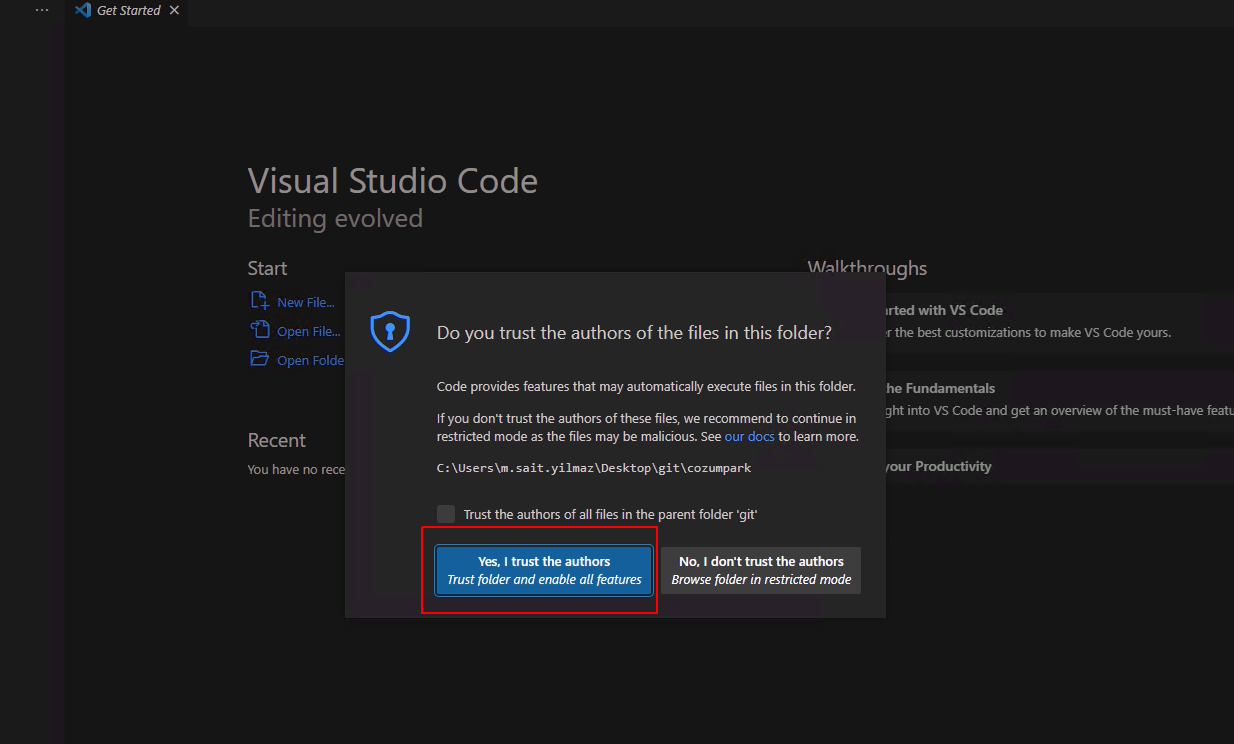 Vs Code Initialize Repository Azure DevOps Üzerinde Repository Kullanımı ve VS Code Entegrasyonu ...