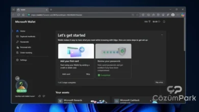 Microsoft Edge'de “Cüzdan” Dönemi Sona Eriyor