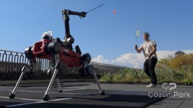 Badminton Oynamak için Geliştirilen Robot İnsan Hızıyla Tepki Verebiliyor
