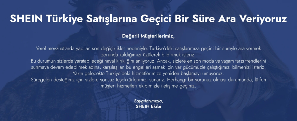 Temu ve Shein Türkiye’de Yurt Dışı Alışveriş Dönemini Askıya Aldı