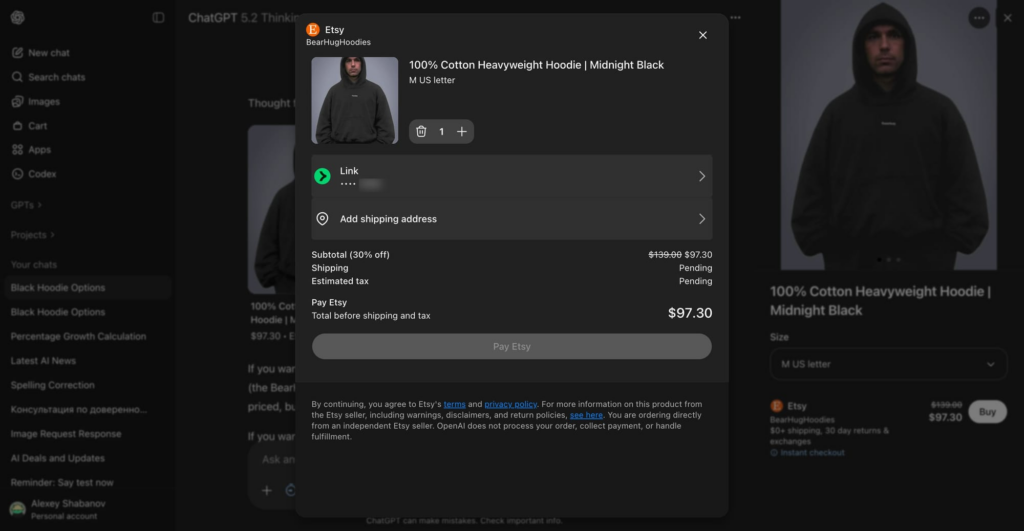OpenAI ChatGPT Alışveriş Sepeti Özelliği Üzerinde Çalışıyor