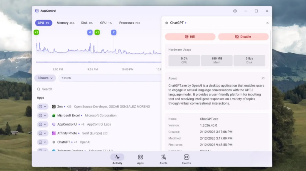 AppControl
