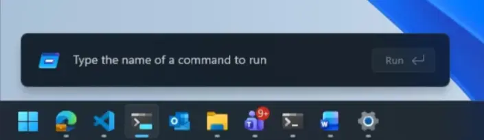 Microsoft Windows 11'deki Eski Çalıştır Penceresini Yeniden Tasarladı