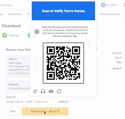 Google'ın Yeni reCAPTCHA Sistemi iOS veya Android Zorunluluğu Getiriyor