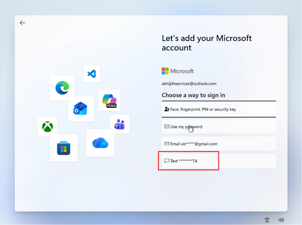 Microsoft Hesap Girişinde SMS Kodları Tarih Oluyor
