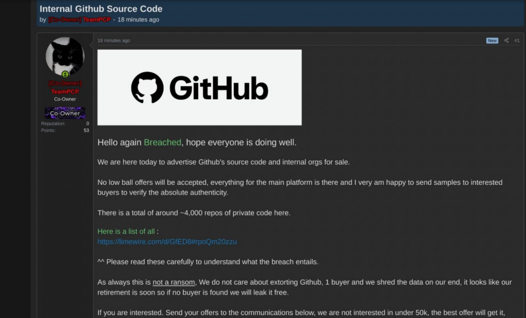 GitHub, Zararlı VS Code Uzantısı Nedeniyle İhlali Doğruladı