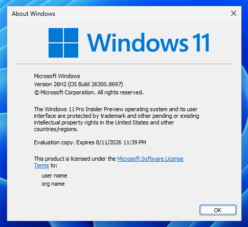 Microsoft Windows 11 26H2 Güncellemesini Resmen Doğruladı