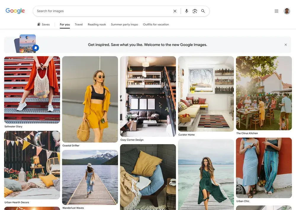 Google Görseller 25. Yılında Yeni Tasarımıyla Güncellendi