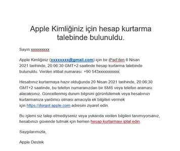 apple destek