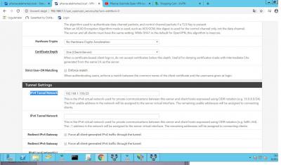 Pfsense OPEN VPN Pfsense OPEN VPN
