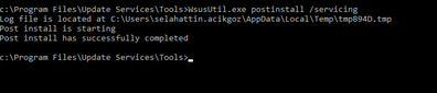 Wsus   PostInstall