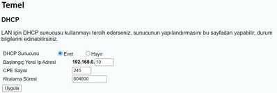 temel dhcp temel dhcp