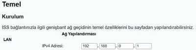temel kurulum temel kurulum