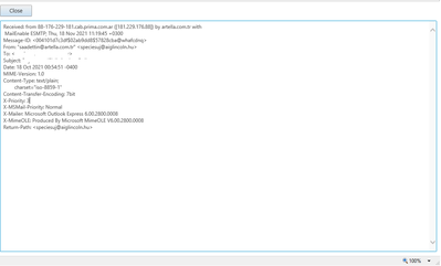 MailHeader Ornek MailHeader Ornek