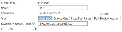 IP Pool Örnek